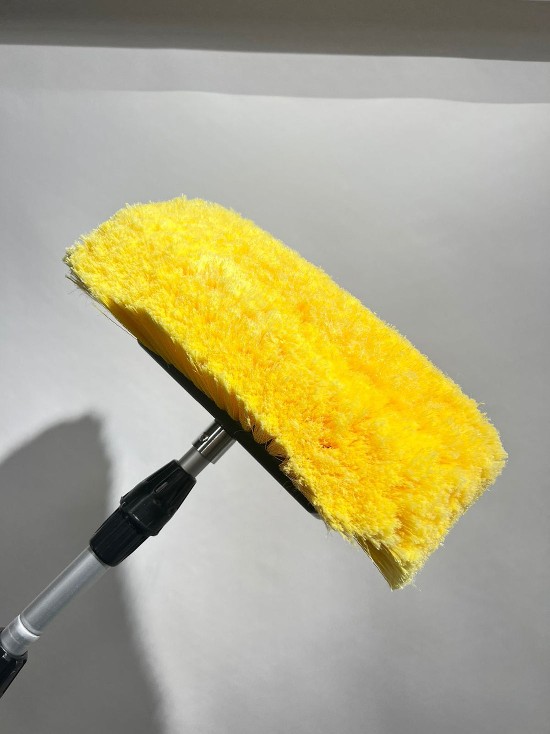 Solar panel cleaning brush